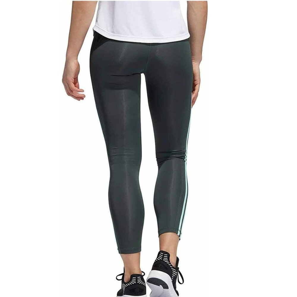 Adidas Ladies' High Waist 7/8 3-Stripe Active Tigh - Picture 2 of 6